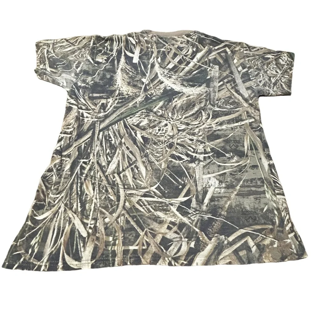 Hanes Mossy-Style Camo T-Shirt Men’s Medium – Outdoors Hunting Tee - Picture 2 of 8